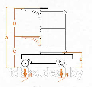 Подъемник телескопический компактный BKS ELEVAH 47 PICKING - фото 7 - id-p7278894