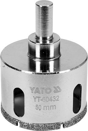 Сверло алмазное по керамограниту 50мм "Yato" YT-60432, фото 2