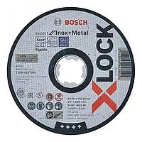 Отрезной круг X-LOCK Standard for Inox 125x1.6x22.23mm прямой, BOSCH 2608619363