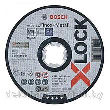 Отрезной круг X-LOCK Standard for Inox 125x1.6x22.23mm прямой, BOSCH 2608619363