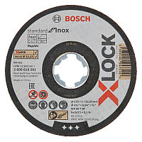 Отрезной круг X-LOCK 115x1x22.23 мм Standard for Inox, BOSCH 2608619261