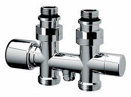 FAR 0268 TopFAR Н-образные узлы для 1-х/2-х трубных систем с термостатическим клапаном 3/4EU 1/2НР