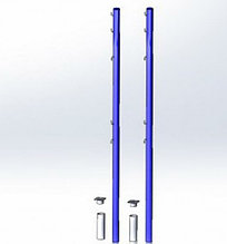 Стойки волейбольные для дачи, пляжа арт.20301