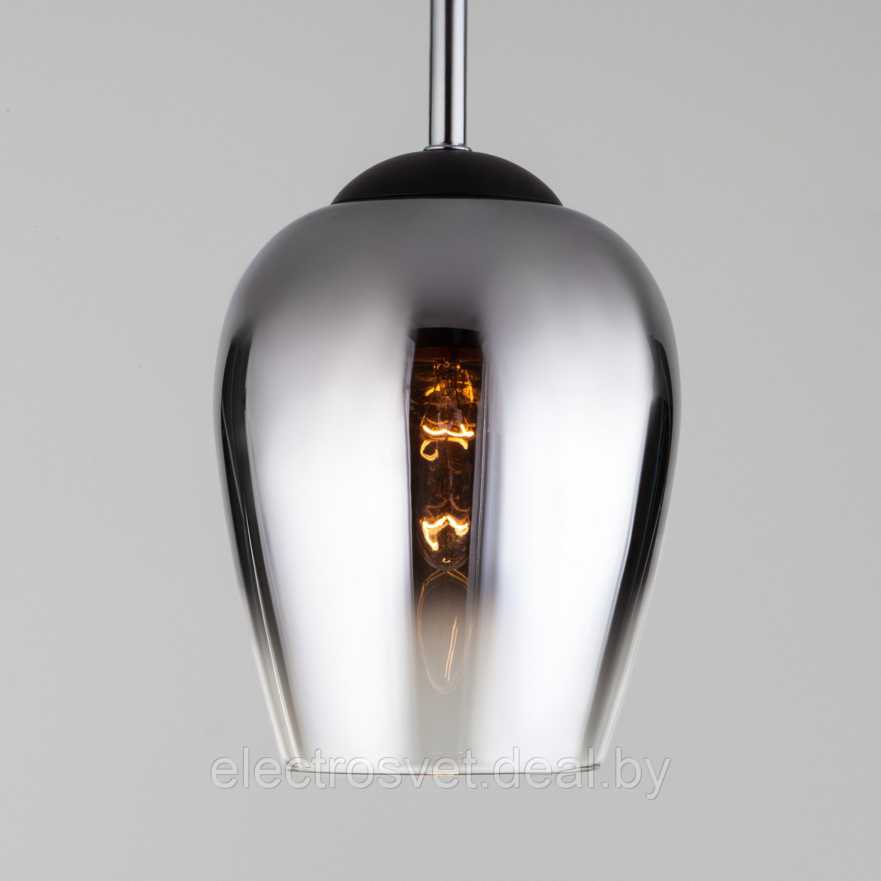 Подвесной светильник со стеклянными плафонами 50086/1 хром Record - фото 2 - id-p118892486