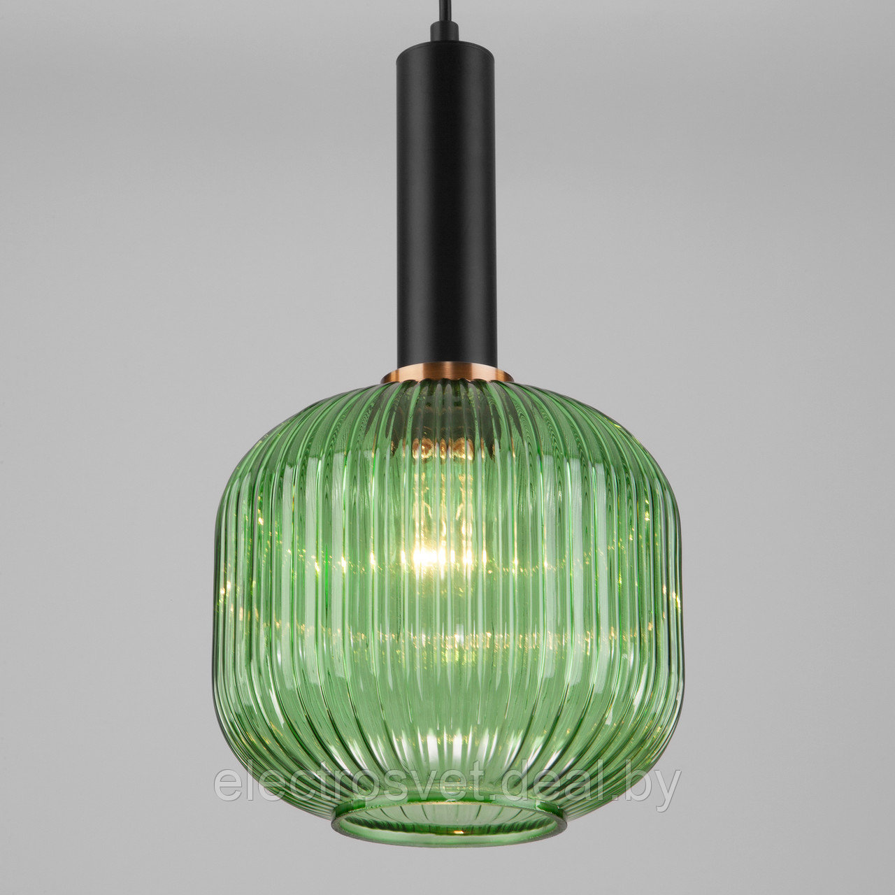 Подвесной светильник со стеклянным плафоном 50182/1 зеленый Bravo - фото 2 - id-p118893384