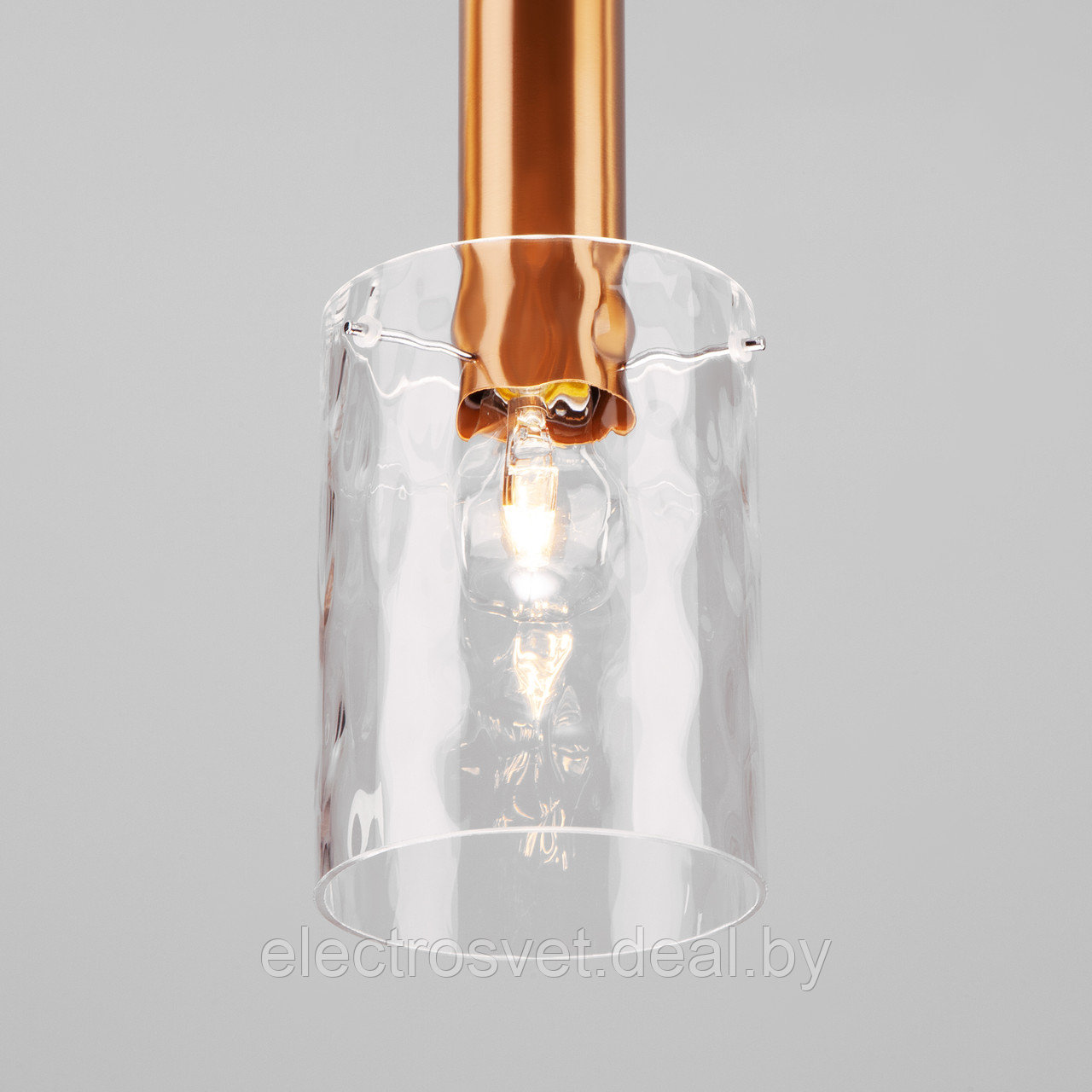 Подвесной светильник со стеклянными плафонами 50177/1 черный/бронза Asti - фото 4 - id-p118893491