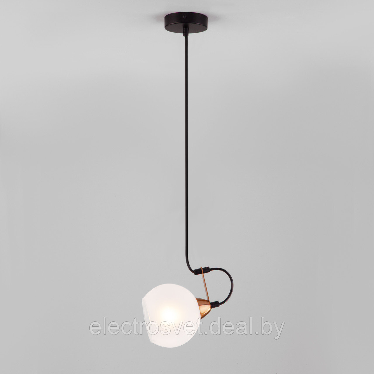 Подвесной светильник со стеклянными плафонами 50175/1 черный Bounce - фото 1 - id-p118893526