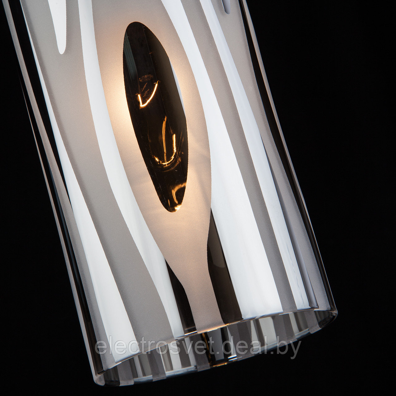 Подвесной светильник со стеклянными плафонами 1575/1 хром Beverly - фото 3 - id-p118893555