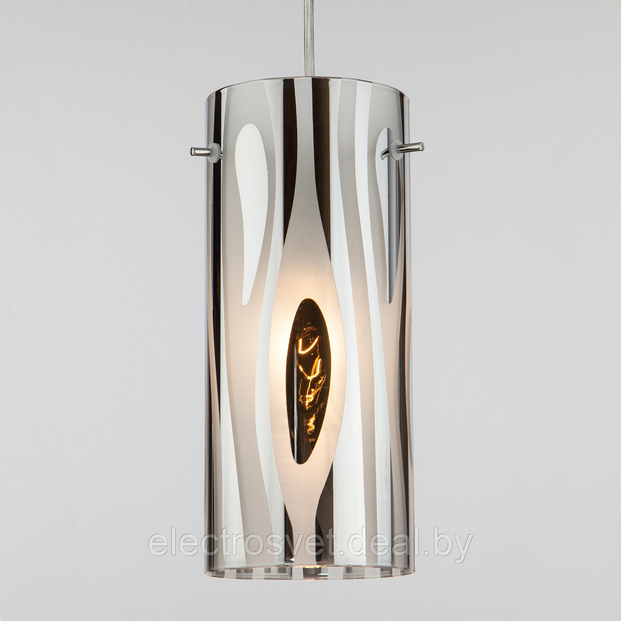 Подвесной светильник со стеклянными плафонами 1575/1 хром Beverly - фото 4 - id-p118893555