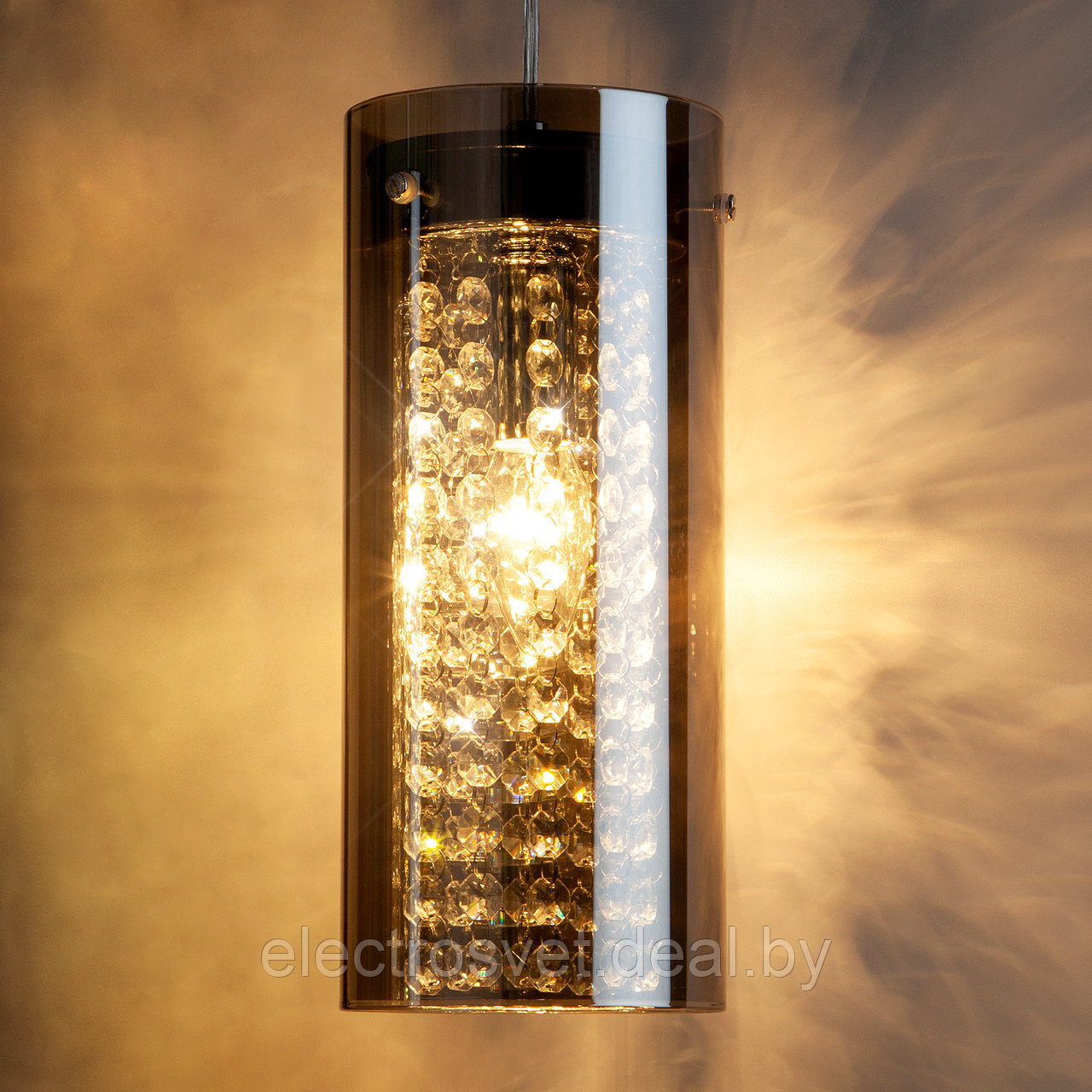 Подвесной светильник со стеклянными плафонами 1636/3 хром Amigo - фото 3 - id-p118893562