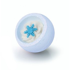 Десерт-шарик для ванн комбинированный Снежинка, 140 гр. (Берегиня)
