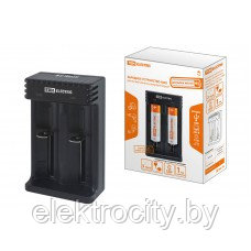 Зарядное устройство для литиевых аккумуляторов ION2 (0.5/1A, 2 слота, 10440/18650/26650), USB, TDM - фото 1 - id-p118898290