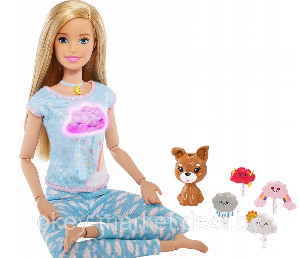 Набор игровой Mattel Барби Barbie Йога GNK01
