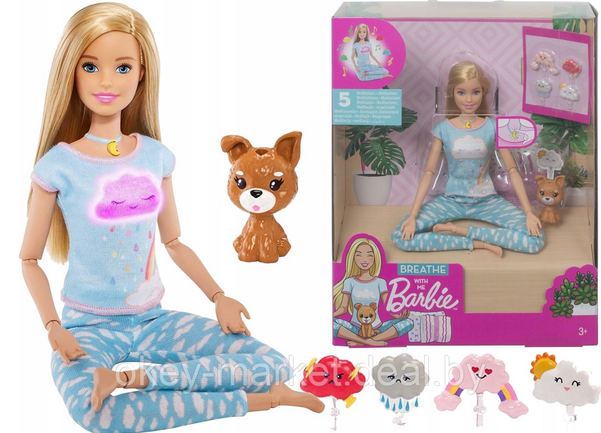 Набор игровой Mattel Барби Barbie Йога GNK01 - фото 6 - id-p118901670