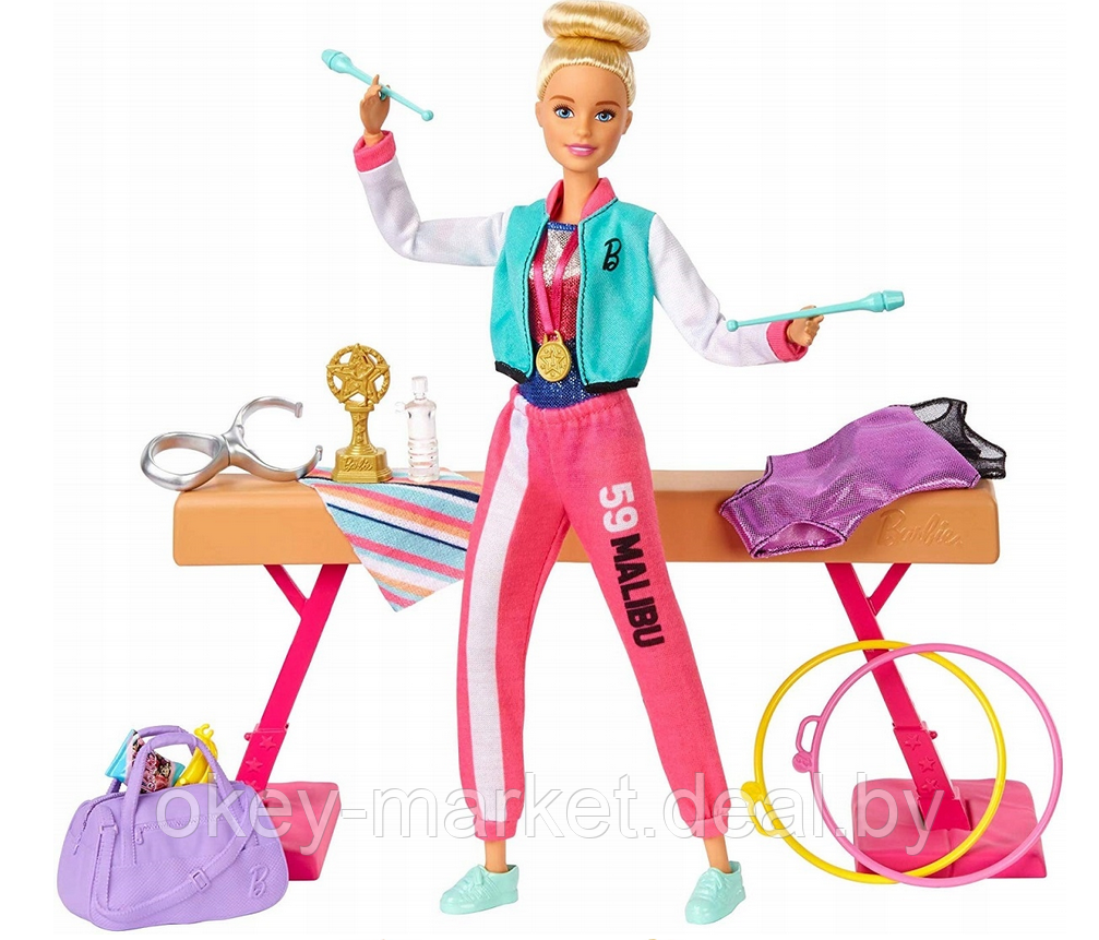 Кукла Барби Barbie Гимнастка GJM72 - фото 6 - id-p118902690