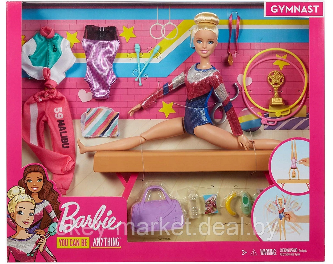 Кукла Барби Barbie Гимнастка GJM72 - фото 7 - id-p118902690