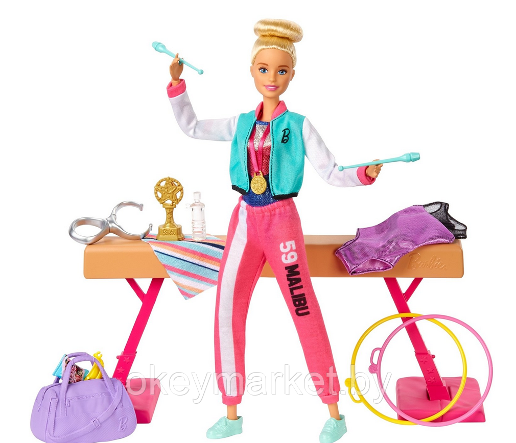 Кукла Барби Barbie Гимнастка GJM72