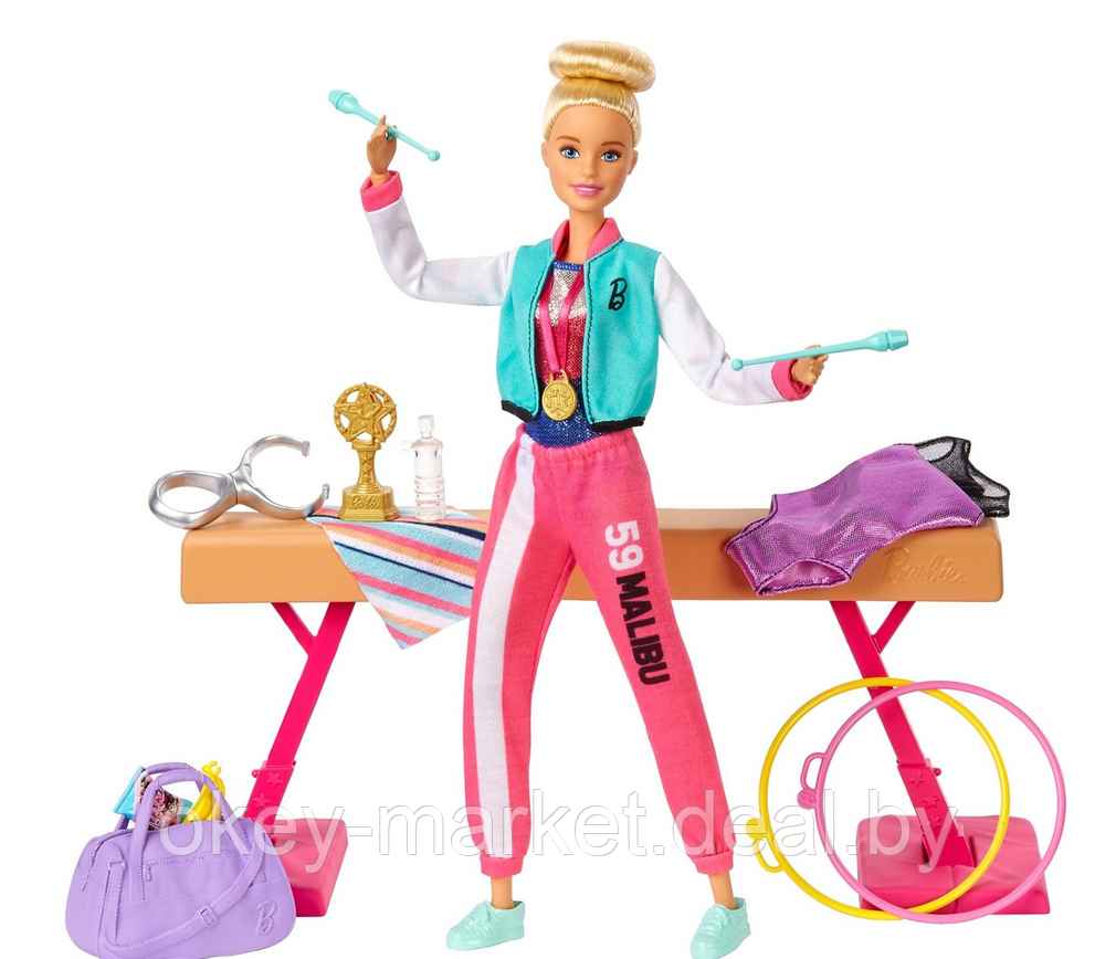 Кукла Барби Barbie Гимнастка GJM72 - фото 1 - id-p118902690
