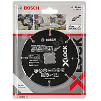 Отрезной круг X-LOCK 115x22.23мм Carbide Multi Wheel, BOSCH 2608619283