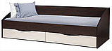 Кровать с ящиками "Фея" (ясень шимо) Олмеко, фото 4