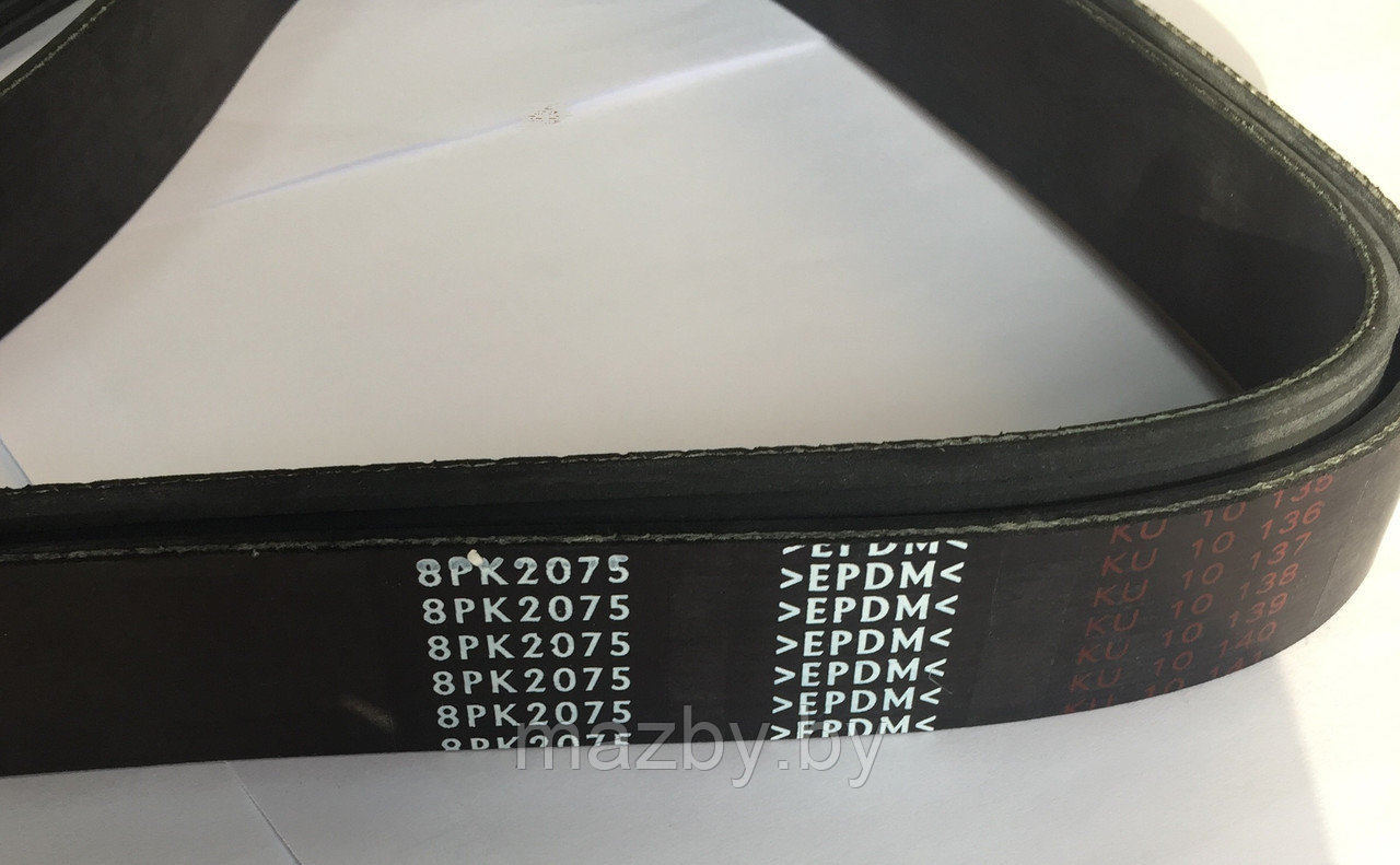 8PK2075 Ремень поликлиновой (8PK2075) для а/м ГАЗ/ПАЗ (дв. Cummins ISF 3.8) - фото 3 - id-p117733265