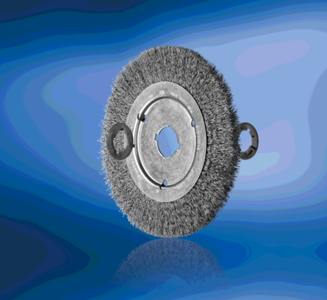 Щетка дисковая неплетеная (гофрированная) 250 мм по стали, RBU 25020/22,2 ST 0,25 Pferd - фото 2 - id-p118922427