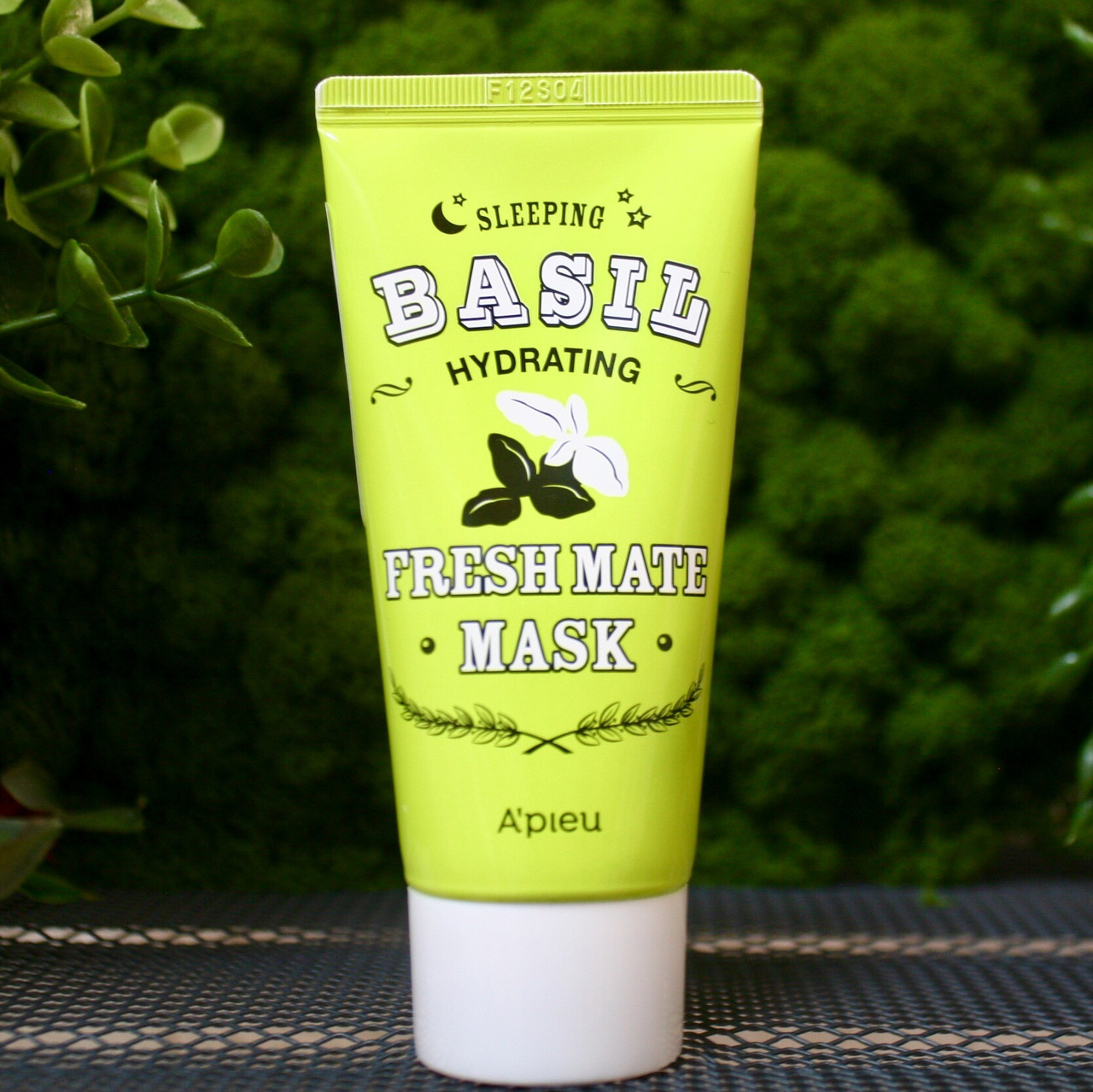 Ночная маска для лица с экстрактом базилика и баобаба A'Pieu Fresh Mate Basil Hydrating Sleeping Mask, 50 мл - фото 1 - id-p118942942