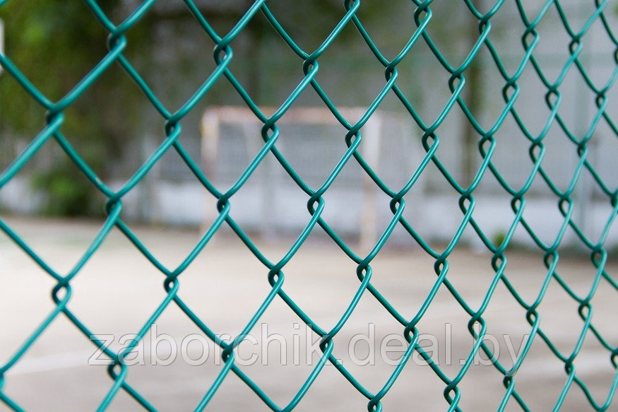 Забор сетка-рабица ПВХ, выс.1,5м