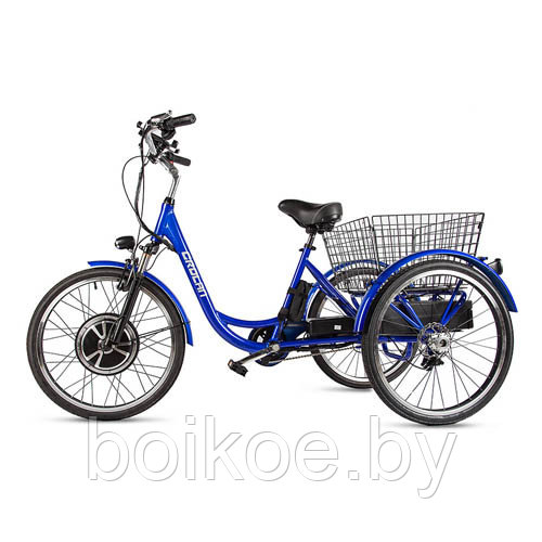 Электровелосипед трехколесный CROLAN 500W - фото 1 - id-p118945730
