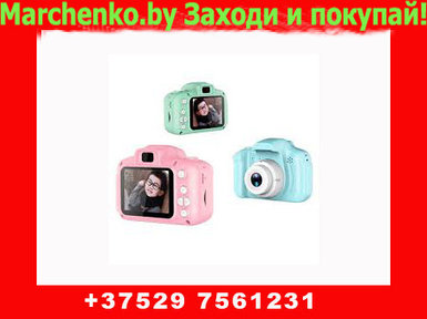 Детская цифровая камера Kids Camera Standart зеленый цвет