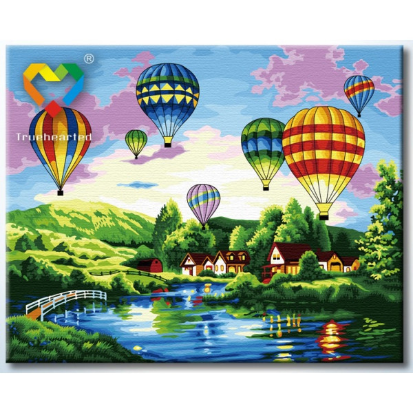 Картина по номерам Воздушные шары (HB4050318)