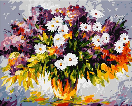 Картина по номерам Букет полевых цветов (PC4050115)