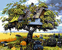 Картина по номерам Дом на дереве (PC4050198)