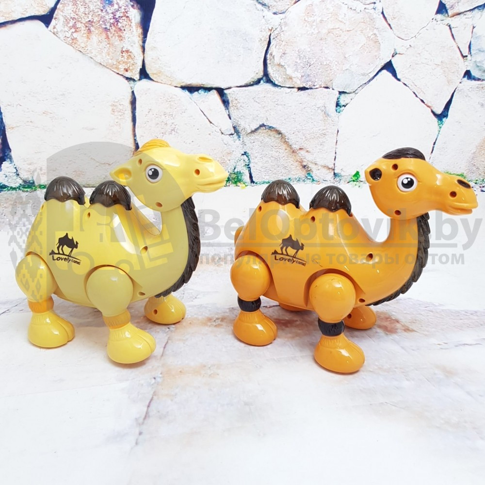 Игрушка Веселый верблюд Fun Camel (интерактивный, свет, музыка) Оранжевый - фото 3 - id-p118964062