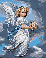 Картина по номерам Ангел с букетом (PC4050195)