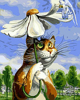 Картина по номерам Петербургские коты. Гадание на ромашке. (PC4050302)