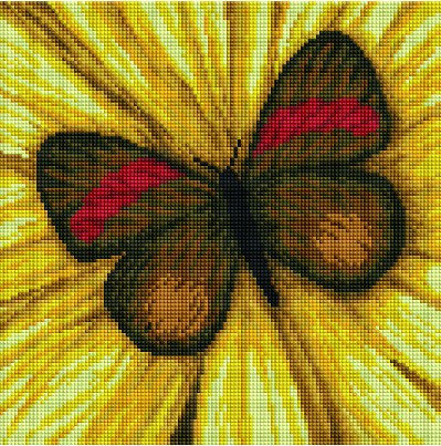 Картина стразами "Бабочка" (PD3030005), фото 2