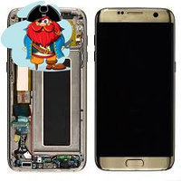 Экран для Samsung Galaxy S7 Edge (G935F) с тачскрином, цвет: черный оригинальный