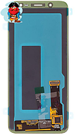 Экран для Samsung Galaxy J6 (J600H) с тачскрином, цвет: черный оригинальный