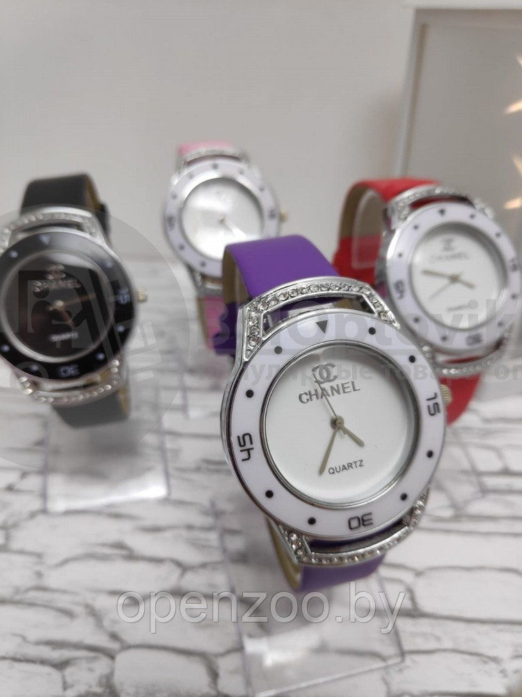 Часы наручные женские кварцевые Chanel Фиолетовый - фото 3 - id-p118967529