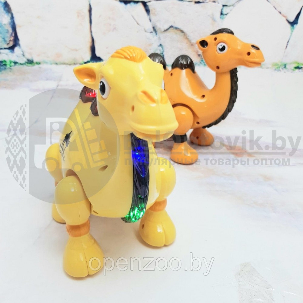 Игрушка Веселый верблюд Fun Camel (интерактивный, свет, музыка) Оранжевый - фото 8 - id-p118967541