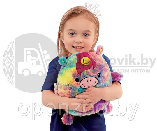 Детский плед толстовка халат - игрушка 2 в 1 Huggle Pets Hoodie Зеленый динозаврик - фото 4 - id-p118967546