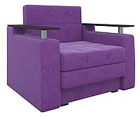 Кресло кровать Мираж Микровельвет Фиолетовый - ЛигаДиванов, фото 1