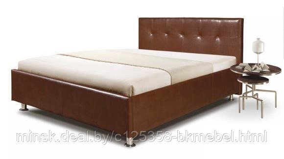 Кровать Диана 1400 коричневая - МебельПарк