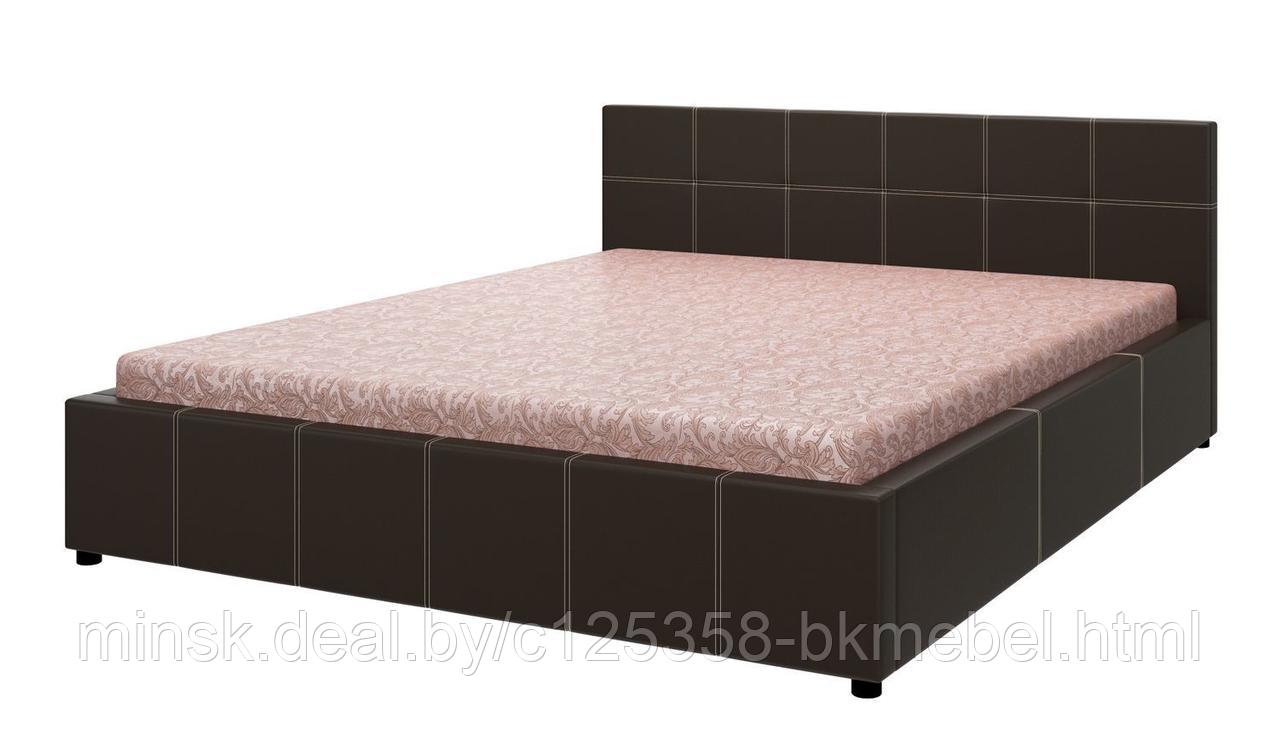Кровать интерьерная Герта с подъемным механизмом 1600 экокожа - ТД БРАВОмебель - фото 2 - id-p118978310