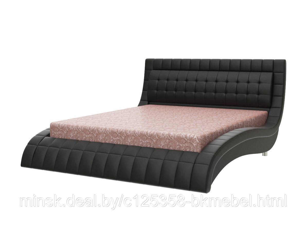 Кровать интерьерная Вирджиния с подъемным механизмом 1600 экокожа - ТД БРАВОмебель - фото 2 - id-p118978314