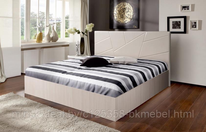 Кровать Аврора-7 1600 кремовая - МебельПарк