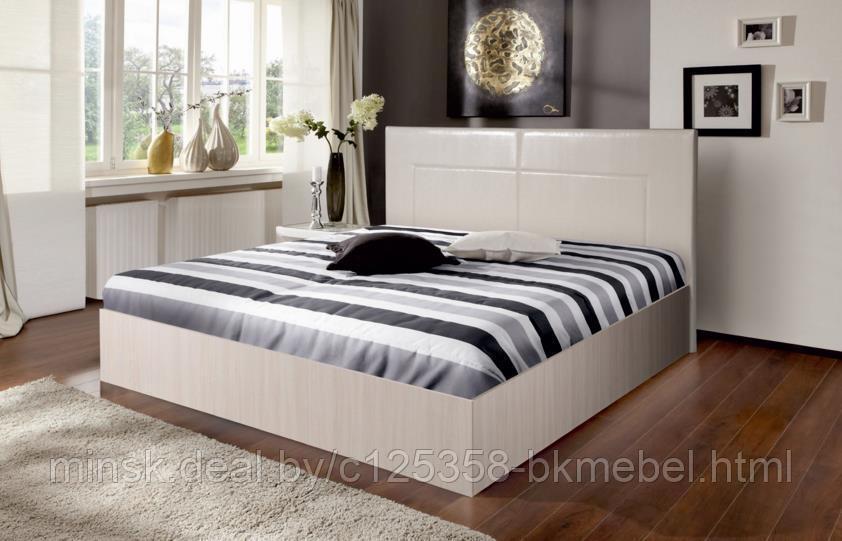 Кровать Аврора-4 1600 кремовая - МебельПарк