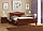 Кровать Карина-5 орех 900 с 2 выдвижными ящиками - ТД БРАВОмебель, фото 2
