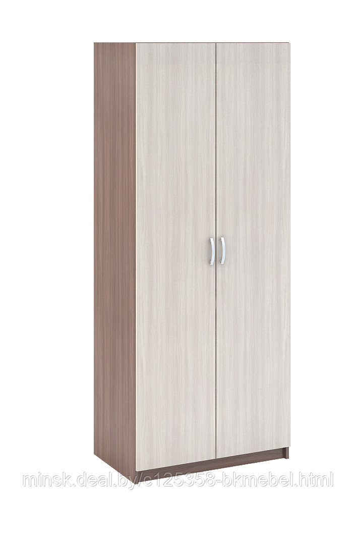 Шкаф 2-ух створчатый платяной Бася ШК-552 (ясень шимо) - Сурская мебель